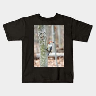 "Red-Bellied Woodpecker Kids T-Shirt